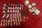 1982 Star Wars Kenner Micro 60 Action Figures Lot Lfl 82 Diecast & Ship Parts
