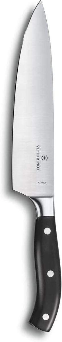 VICTORINOX Chef's Knife Gyuto Knife 19cm Black Grand Maitre Forged