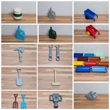 Lego Duplo Trog Tränke Forke Ölkanister Stemmhammer Spaten Schraubenschlüssel