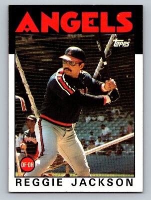 1986 Topps #700 Reggie Jackson   California Angels
