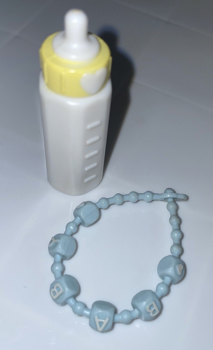 G1マイリトルポニー♡ベビーカー（バギー）♡母乳瓶♡ネックレスつき 1980s Vintage G1 My Little Pony Baby Pony Nursery Necklace Blue