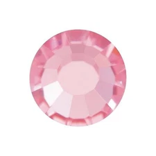 Preciosa Genuine Flat Backs Rose Silver Foiled SS20 30pcs