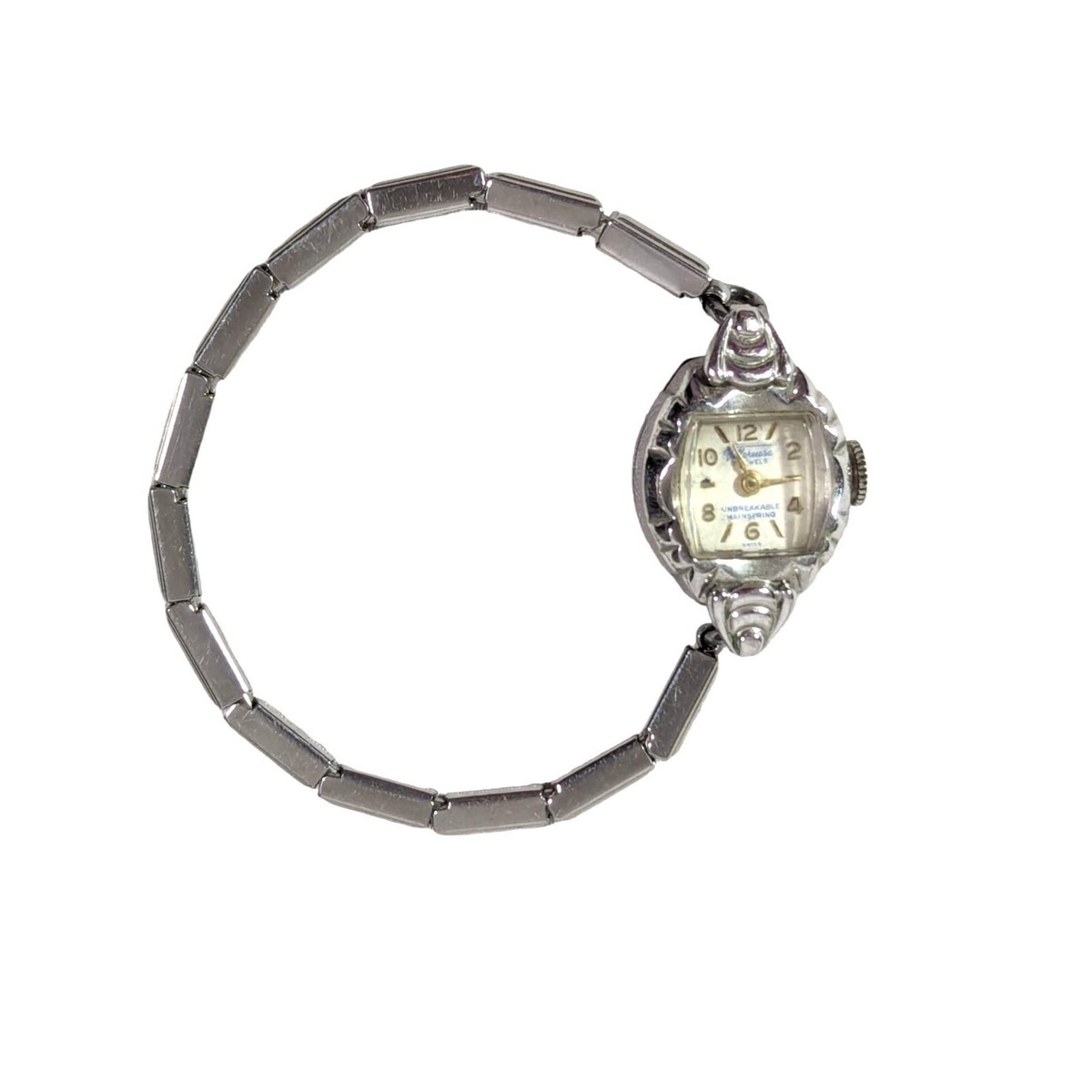 Villereuse Ladies Watch Silver Tone 17 Jewels Not Working  display picture 2