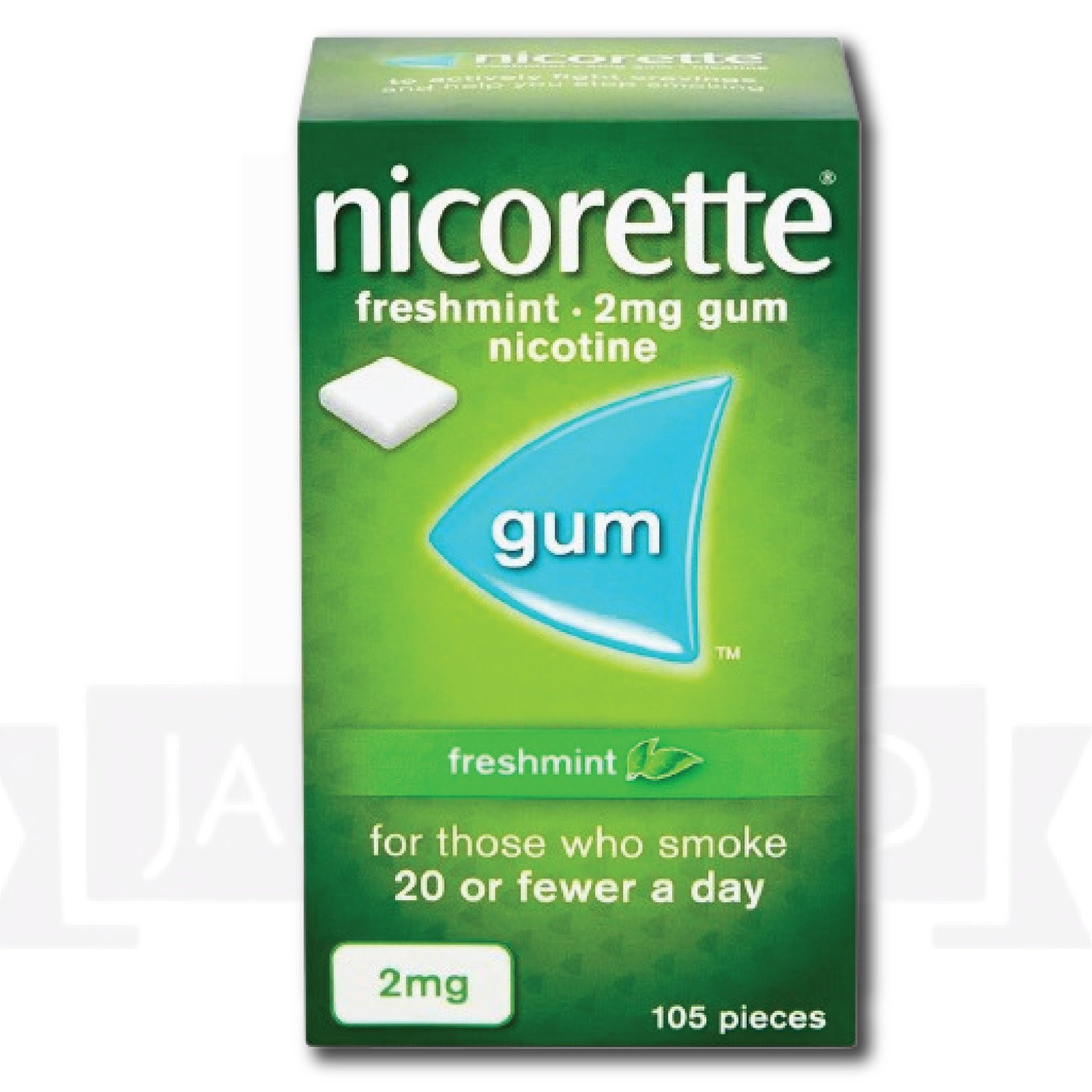 Nicorette Gum Freshmint 2mg 105ct-PACK OF 24