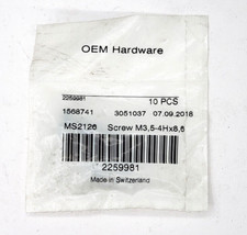 OEM Hardware 10 St&uuml;ck Spannschrauben M3.5-4HX8,6 MS2126 1568741