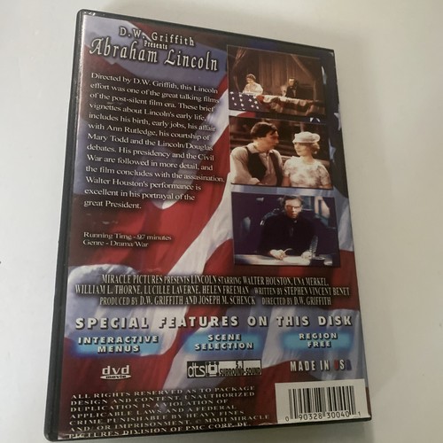 Abraham Lincoln (DVD, 2004) - Picture 2 of 5