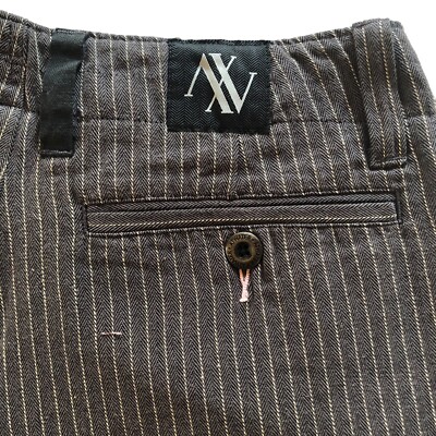 Atwater Mens Shorts Size 29x22 Gray Pinstripe Cotton Bermuda Summer Casual 