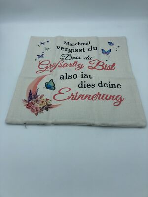 Geschenk Kissenbezug 45x45cm für Frauen, Freunde, Schwester, Kollegen