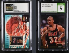 1992-93 Topps Stadium Club Basketball Harold Miner RC #317 CSG 9