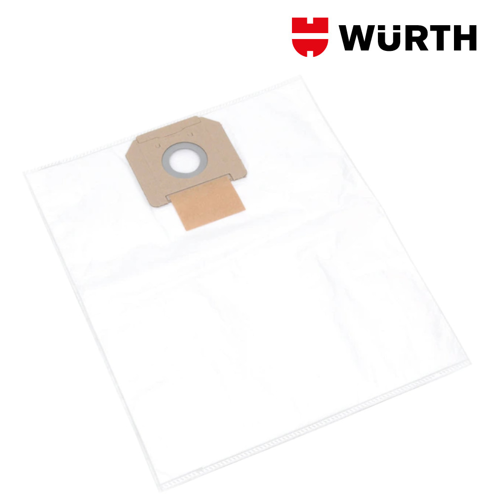 Sacchetti Ricambio Aspiratore Industriale Aspirapolvere 5pz - WÜRTH 0702400071 foto 3