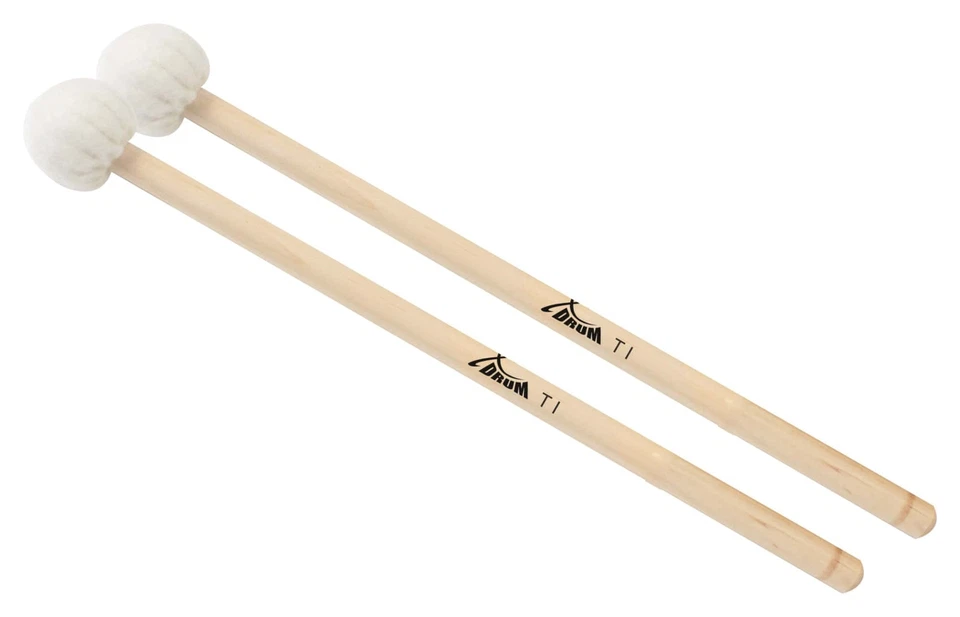 XDrum Paukenschlägel T1 Medium Pauken Stöcke Percussion Orchester Schlägel Holz