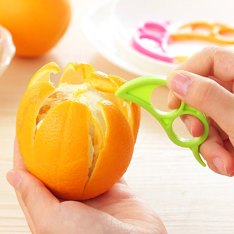 (2 Piece)ORANGE- LEMON-CITRUS-GRAPEFRUIT PEELER/ OPENER Handy Kitchen Craft  Tool