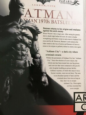 Figurine Play Arts Batman 1970s – Square Enix, Batsuit Vintage, Scellée