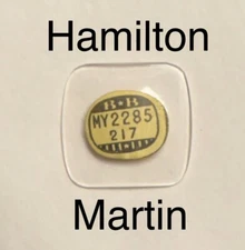 NOS Vintage 1930s Hamilton Martin Glass Watch Crystal
