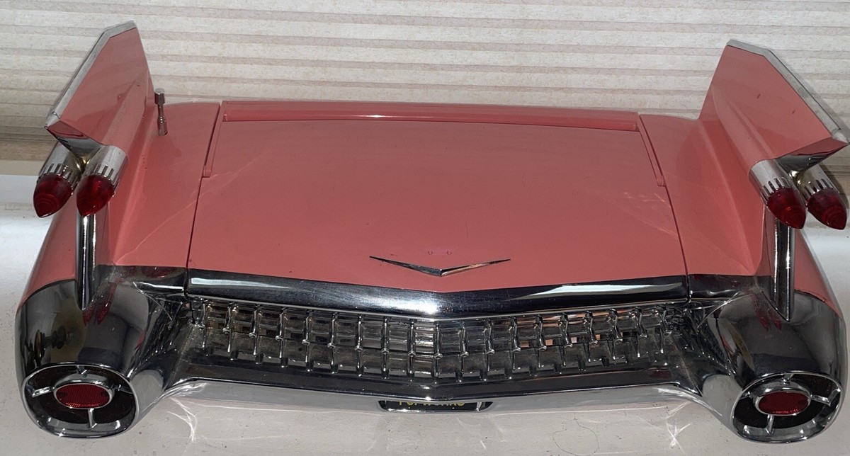 PINK CADILLAC 1959 ELDORADO RADIO/CASSETTE/LIGHTS BOOMBOX
