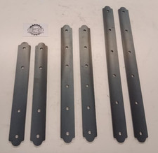 Metal Flat Bar 5mm x 40mm 325 400 500 Long 8.5mm Drilled Holes Wood Sleepers