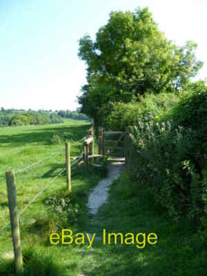 Foto 6x4 Fußweg Kreuzung südlich von Burpham Cricketplatz Arundel c2011