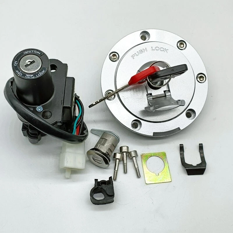 Interruptor de encendido bloqueo tapa de gas juego llave de bloqueo para Honda CBF600 (desnudo) 2004-2009 Foto 2 de 4