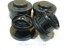 Garcia Mitchell 301 300 300A nice Deep + Shallow spools + 2 cracked cases France