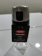 OXO Good Grips Plastic Salt Shaker/Pourer With Pour Spout - Stainless Steel Cap