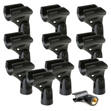 Shure A25D Microphone Clip for SM58 SM57  Other 3/4" 10-Pack Authorized Dealer