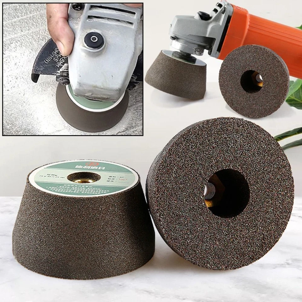 Grinder Stone Grinding Head Emery Sanding Disc Diamond Polishing Wheel Cup Type