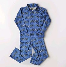 Boys PJ fleece 1 Pair/set Winter Warm Blue Fits 8-10 Y