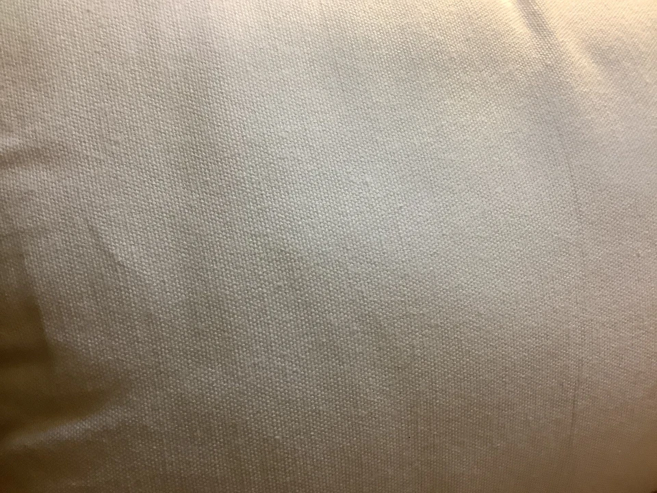 大号矩形枕头 ~ 绿色/白色 ~ 蓬/条纹 ~ 23 英寸 x 13 英寸 ~ 纯白色背面 ~ 很好 — 第 4/4 张图片