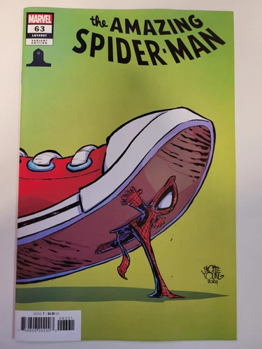 Amazing Spider-Man #63 Marvel 2022 Series Skottie Young Variant 9.4 Near Mint