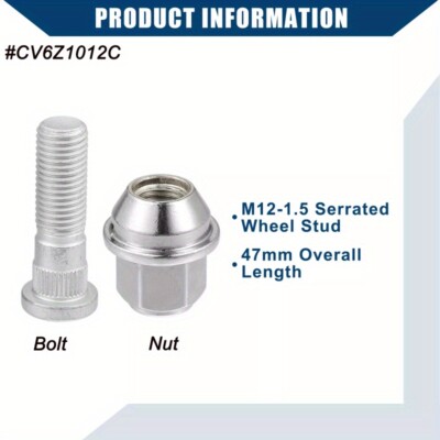 For high-strength carbon steel bolts or nuts such as Fox,Maverick,Mondeo,Lincoln
