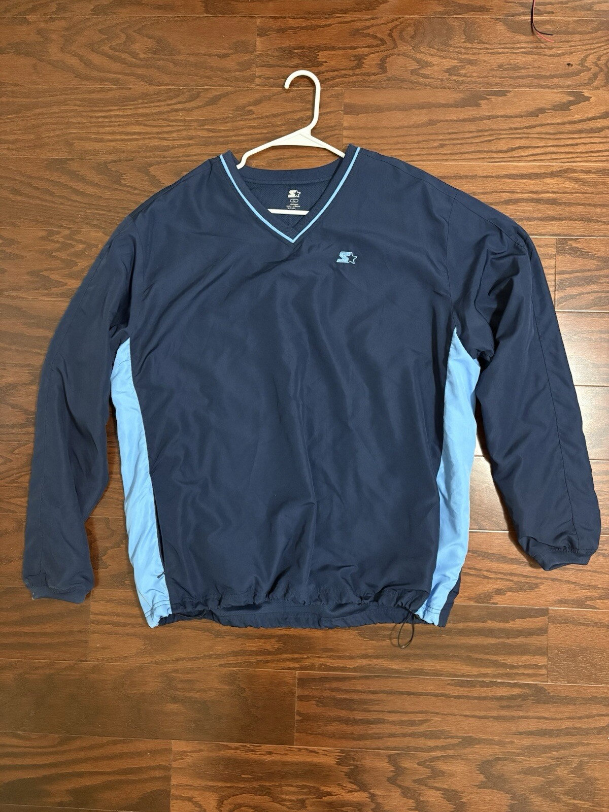 Windbreaker Jacket Men Large Starter Polyester Na… - image 1