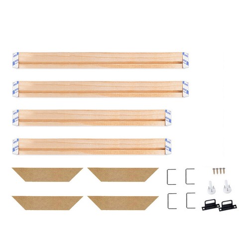 Art Canvas Stretcher Bar DIY Picture Natural Solid Wood Frame Stretching Strip - Picture 40 of 84
