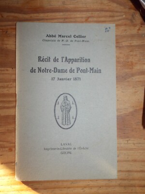 Erzählung von der Erscheinung Unserer Lieben Frau von Pont-Main - 1871