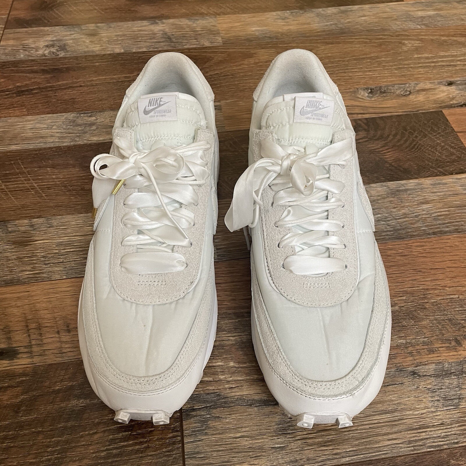 SACAI X NIKE Taglia 15 Nike sacai x LDWaffle nylon bianco