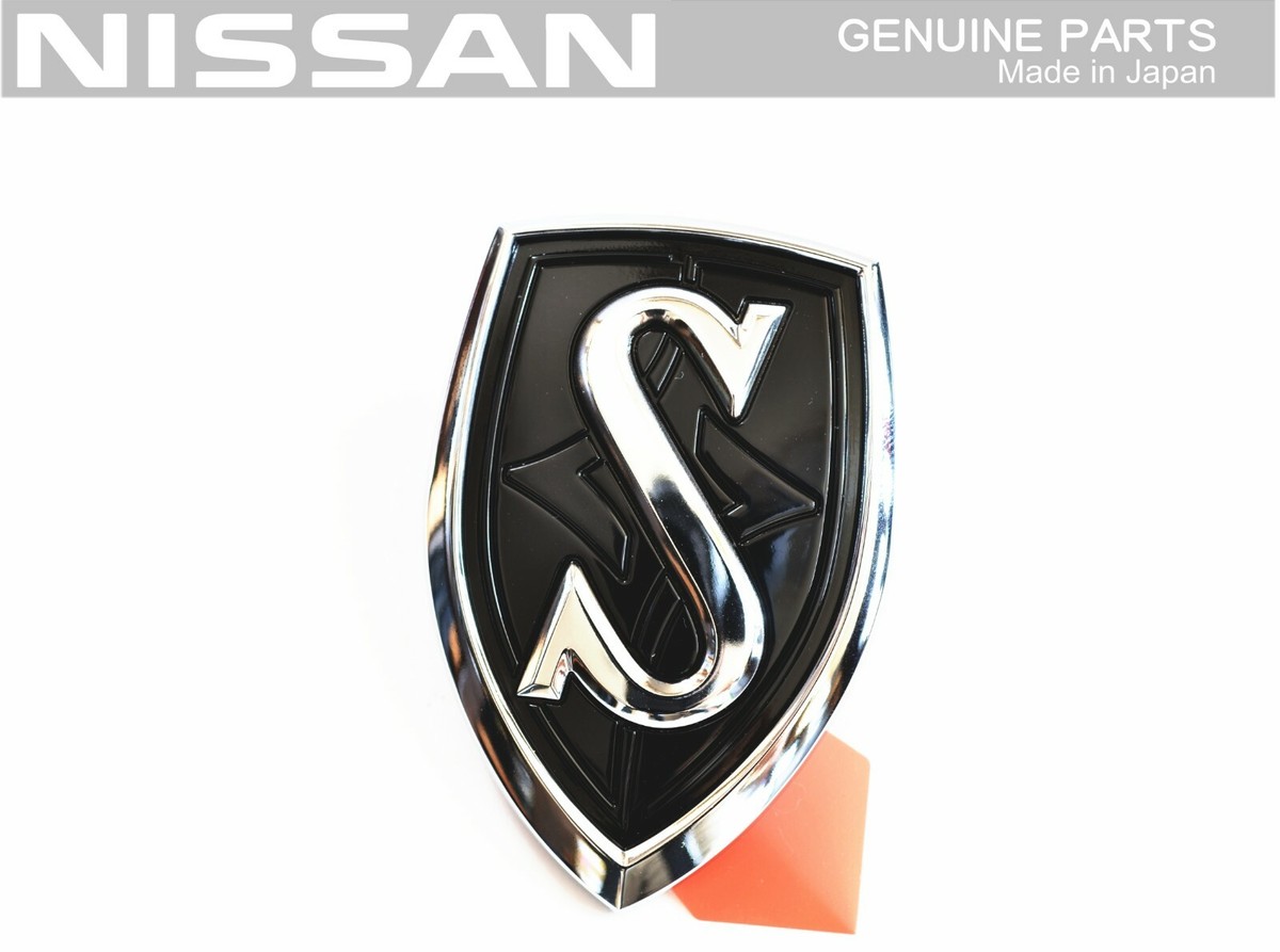 NISSAN GENUINE S14 SILVIA Hood Bonnet Front Emblem Badge JDM 200SX