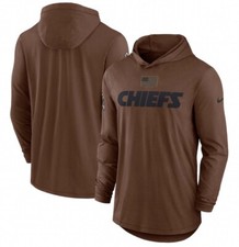 Authentic Kansas City Chiefs NIKE Salute To Service Hoodie T-Shirt Men  s Large