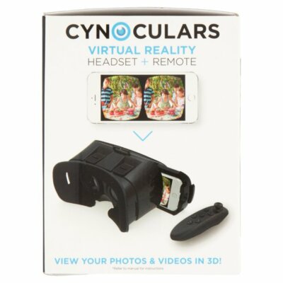 CYNOCULARS Virtual Reality Headset & Remote - As Seen On TV BRAND NEW 