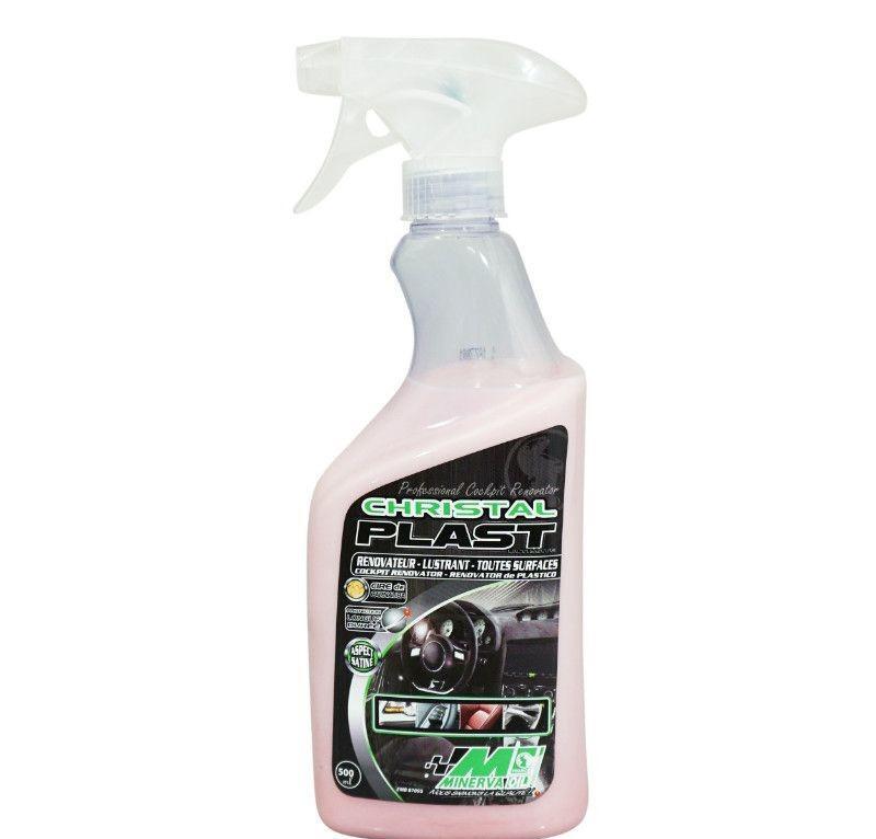 Lustreur cristal plast nettoyant plastique voiture sans silicone 500ml