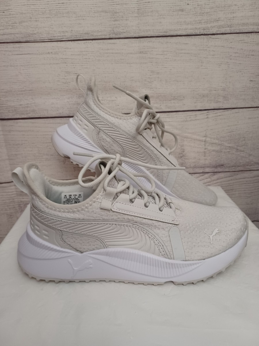 Puma Women's Pacer Future Luxe Running Shoes Light Gray 391729-01