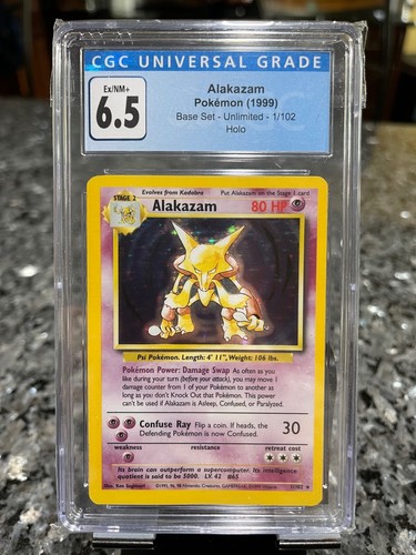 Alakazam graded CGC 6 for sale on eBay