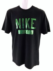 black and green nike shirt