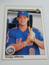 GREGG JEFFRIES 1990 Upper Deck #166.   METS