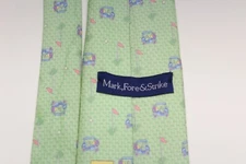 1102)  MARK,FORE & STRIKE   MEN'S  TIE 100%  SILK MADE IN  CHINA