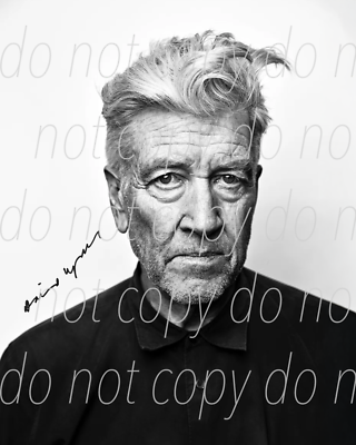 David Lynch signed Twin Peaks filmmaker 8x10 photo print