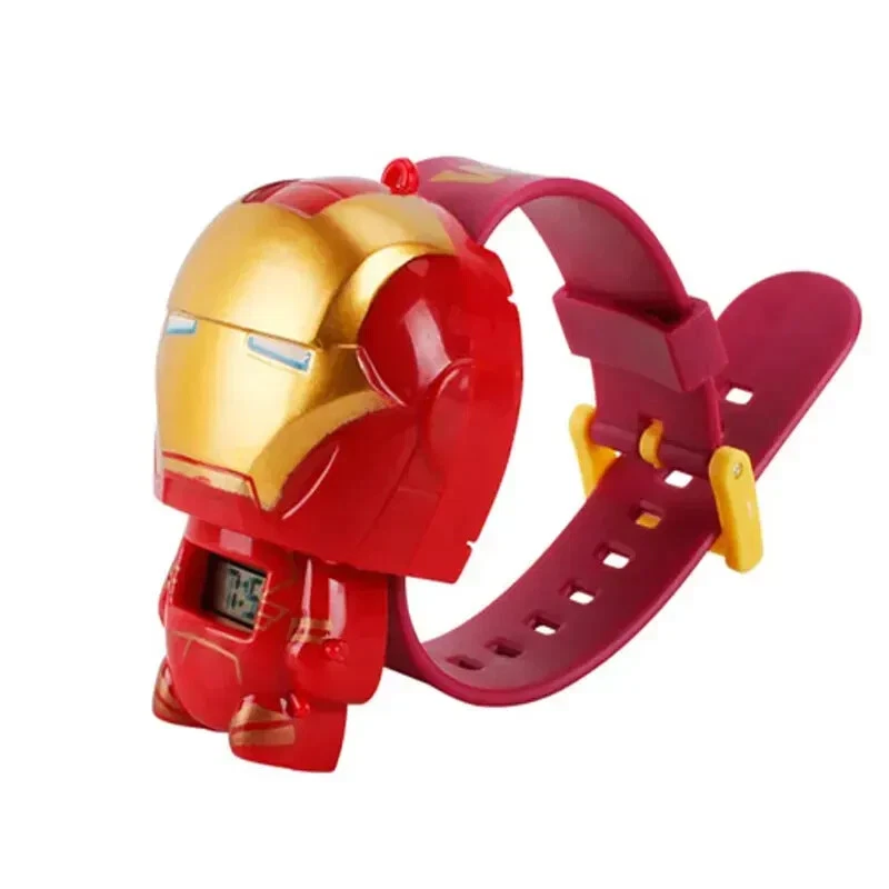 Reloj pulsera digital superhéroe cómic niños niños niñas juguete regalo dibujos animados ajustable Foto 4 de 4