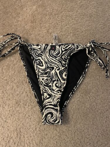 NWT Women’s Size M Medium La Senza Swim Bikini Set Swimsuit Animal Print Zebra - Picture 5 of 7