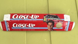 Close-Up Toothpaste 6 oz 1998 Jeff Gordon   BOX
