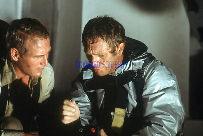 THE TOWERING INFERNO STEVE MCQUEEN PAUL NEWMAN GREAT PHOTO