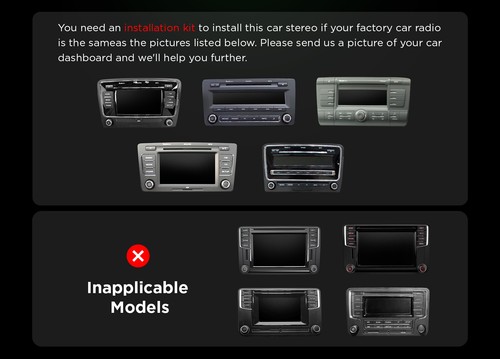 For VW Golf 5 6 Passat B7 Eonon VWA13 9" Android 13 Car Radio Stereo GPS CarPlay - Picture 16 of 31