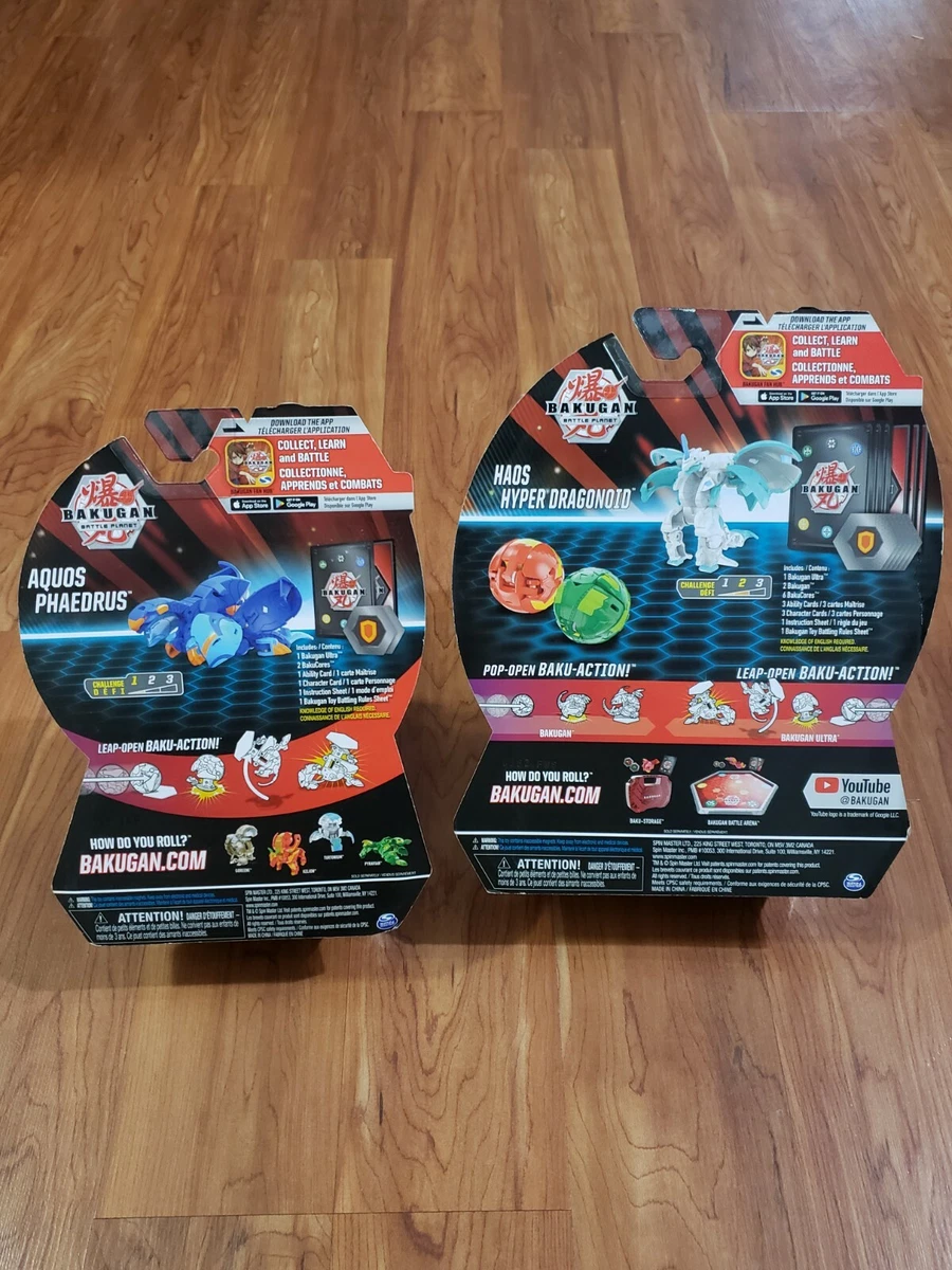 Bakugan Battle Planet Starter Pack Haos Hyper Dragonoid - Rare New